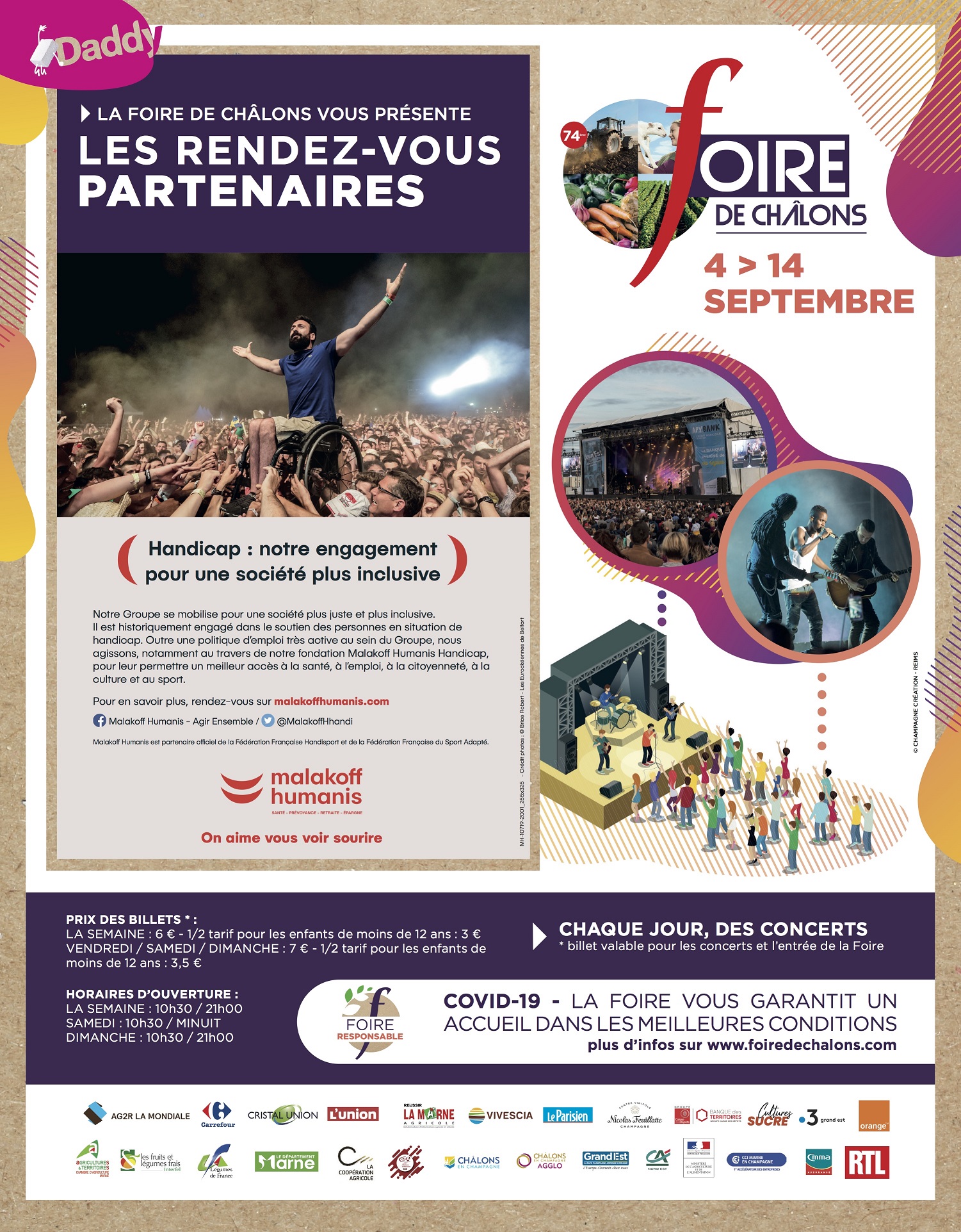 Malakoff Humanis partenaire de la Foire de Châlons