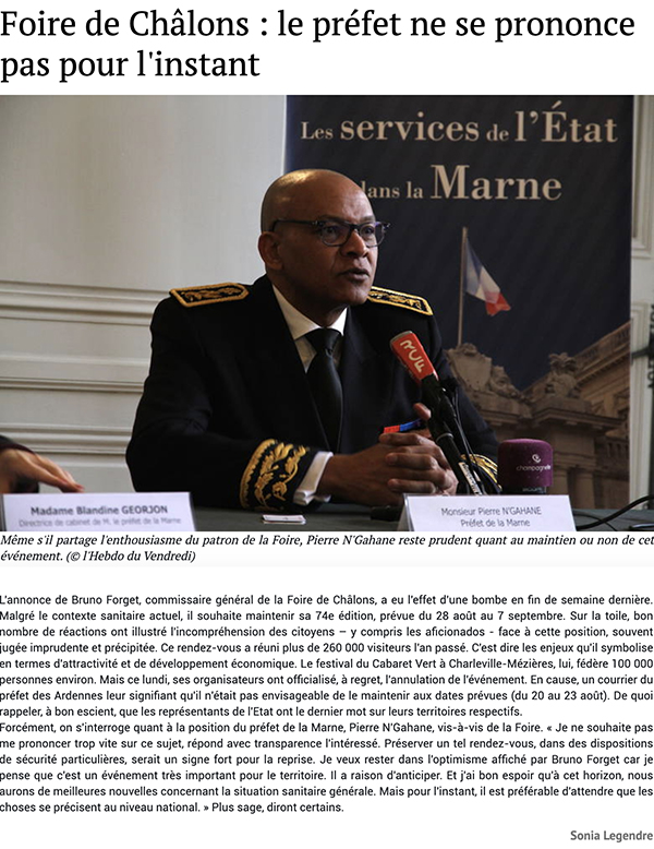 Préfêt foire de Châlons